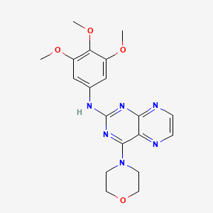 4-(morpholin-4-yl)-N-(3,4,5-trimethoxyphenyl)pteridin-2-amine