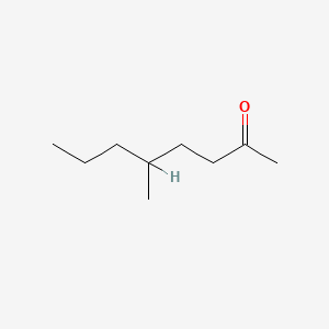molecular formula C9H18O B1219822 5-甲基-2-辛酮 CAS No. 58654-67-4