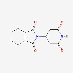 molecular formula C13H14N2O4 B1219832 N-(3,4,5,6-Tetrahydrophthalyl)glutarimide CAS No. 60242-08-2