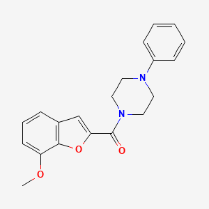 (7-Methoxy-1-benzofuran-2-yl)(4-phenylpiperazin-1-yl)methanone