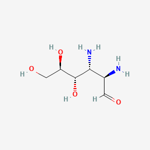 molecular formula C6H14N2O4 B1219834 2,3-Diamino-2,3-dideoxy-D-glucose CAS No. 55779-66-3