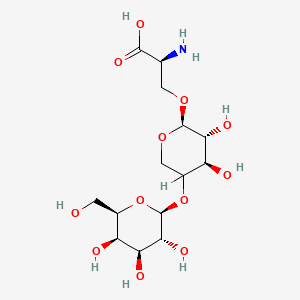 molecular formula C14H25NO12 B1219839 Gal-xyl-ser CAS No. 67412-79-7