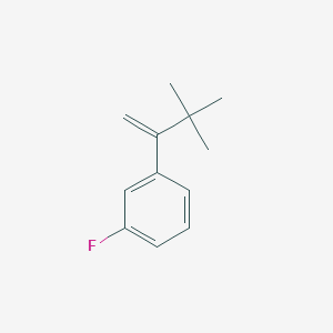 Benzene, 1-(2,2-dimethyl-1-methylenepropyl)-3-fluoro-