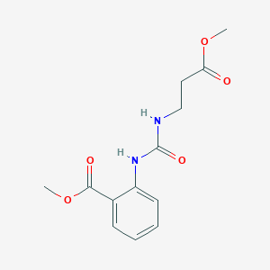 Methyl 2-{[(3-methoxy-3-oxopropyl)carbamoyl]amino}benzoate