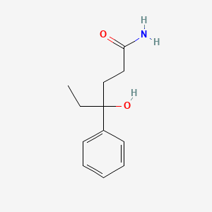 B1219887 gamma-Hydroxy-gamma-ethyl-gamma-phenylbutyramide CAS No. 67880-30-2