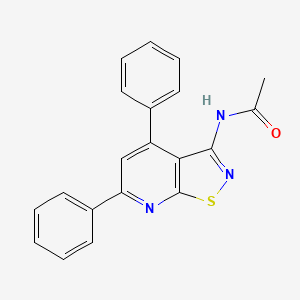 N-(4,6-diphenyl[1,2]thiazolo[5,4-b]pyridin-3-yl)acetamide