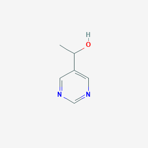 molecular formula C6H8N2O B121994 1-(嘧啶-5-基)乙醇 CAS No. 79691-74-0