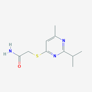 2-((2-Isopropyl-6-methylpyrimidin-4-yl)thio)acetamide