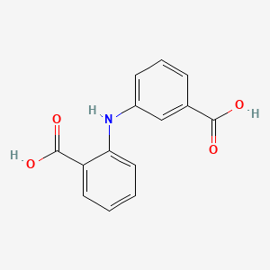 molecular formula C14H11NO4 B1219951 N-(3-羧基苯基)邻氨基苯甲酸 CAS No. 27693-67-0