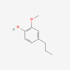 molecular formula C10H14O2 B1219966 2-Methoxy-4-propylphenol CAS No. 2785-87-7