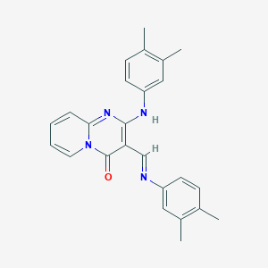 2-(3,4-Dimethylanilino)-3-{(E)-[(3,4-dimethylphenyl)imino]methyl}-4H-pyrido[1,2-a]pyrimidin-4-one