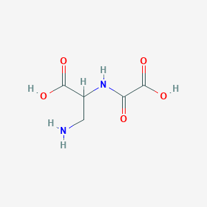 molecular formula C5H8N2O5 B1219984 3-Amino-N-(carboxycarbonyl)alanine CAS No. 7554-89-4