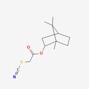 molecular formula C13H19NO2S B1219988 异冰片基硫氰酸乙酸酯 CAS No. 20285-28-3