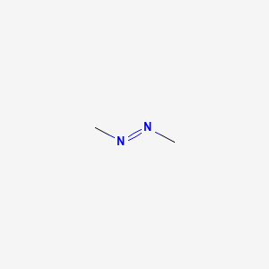 molecular formula C2H6N2 B1219989 偶氮甲烷 CAS No. 503-28-6