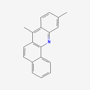 molecular formula C19H15N B1219997 7,10-Dimethylbenz[c]acridin CAS No. 2381-40-0