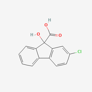 molecular formula C14H9ClO3 B1219998 氯氟脲 CAS No. 2464-37-1