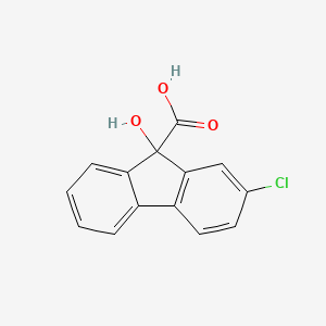 molecular formula C14H9ClO3 B1219998 Chlorflurénol CAS No. 2464-37-1