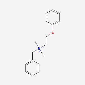 molecular formula C17H22NO+ B1220002 Bephenium CAS No. 7181-73-9