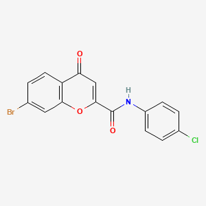 7-bromo-N-(4-chlorophenyl)-4-oxo-4H-chromene-2-carboxamide