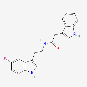 N-[2-(5-fluoro-1H-indol-3-yl)ethyl]-2-(1H-indol-3-yl)acetamide