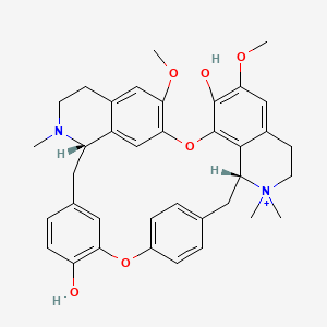 molecular formula C37H41N2O6+ B1220022 Macoline CAS No. 66216-59-9