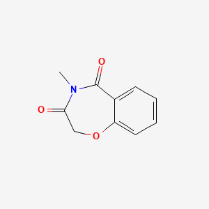 1,4-Benzoxazepine-3,5(2H,4H)-dione, 4-methyl-