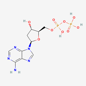 molecular formula C10H15N5O9P2 B1220054 2'-Deoxyadenosine-5'-diphosphate CAS No. 2793-06-8