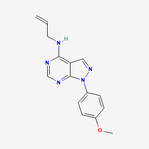 1-(4-methoxyphenyl)-N-prop-2-enylpyrazolo[3,4-d]pyrimidin-4-amine