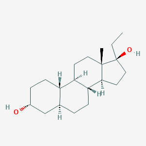 molecular formula C20H34O2 B122006 17α-乙基-5α-雌烷-3α,17β-二醇 CAS No. 6961-15-5