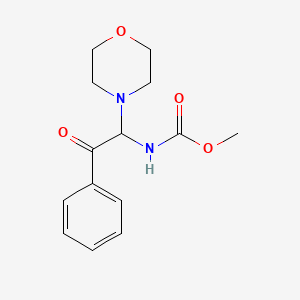 methyl N-(1-morpholino-2-oxo-2-phenylethyl)carbamate