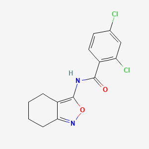 molecular formula C14H12Cl2N2O2 B12200615 2,4-dichloro-N-(4,5,6,7-tetrahydro-2,1-benzoxazol-3-yl)benzamide 