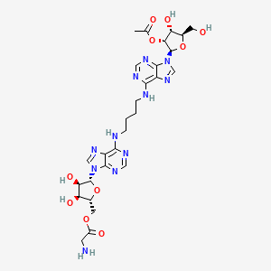 molecular formula C28H37N11O10 B1220062 Oaogdab CAS No. 73689-10-8