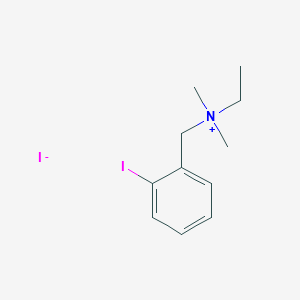 molecular formula C11H17I2N B1220063 2-Iodobenzyldimethylethylammonium CAS No. 78308-42-6