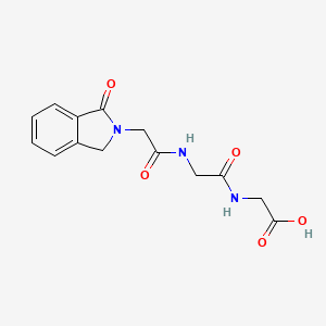 N-[(1-oxo-1,3-dihydro-2H-isoindol-2-yl)acetyl]glycylglycine