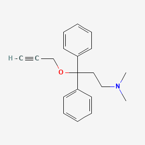 molecular formula C20H23NO B1220073 2-(1-Benzyl-4-methylpyrazol-3-yloxy)-2-methylpropionic acid CAS No. 31828-74-7