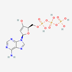 molecular formula C10H14N5O12P3 B1220078 2',3'-Epoxyadenosine 5'-triphosphate CAS No. 61468-92-6