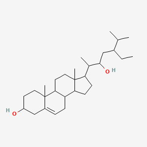 molecular formula C29H50O2 B1220090 Stigmast-5-ene-3,22-diol 