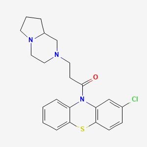 molecular formula C22H24ClN3OS B1220098 Azaclorzine CAS No. 49864-70-2