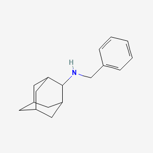 molecular formula C17H23N B1220099 N-benzyladamantan-2-amine CAS No. 39234-37-2
