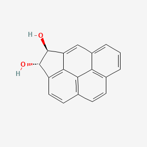 molecular formula C18H12O2 B1220102 3,4-Dihydroxy-3,4-dihydrocyclopenta(cd)pyrene CAS No. 72273-60-0