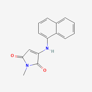 1-methyl-3-(naphthalen-1-ylamino)-1H-pyrrole-2,5-dione