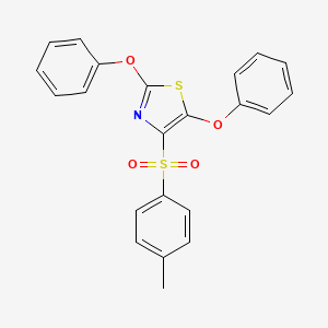 4-(4-Methylbenzenesulfonyl)-2,5-diphenoxy-1,3-thiazole