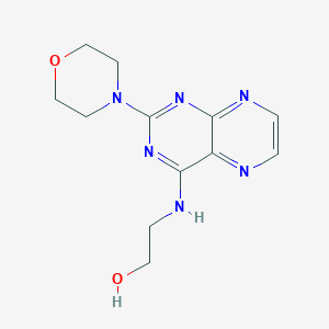 2-{[2-(Morpholin-4-yl)pteridin-4-yl]amino}ethanol