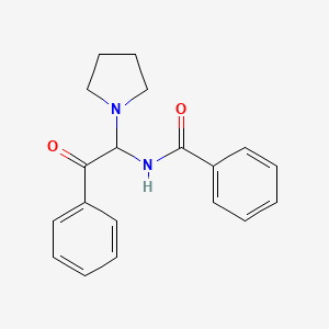 N-[2-oxo-2-phenyl-1-(pyrrolidin-1-yl)ethyl]benzamide