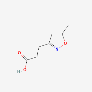 molecular formula C7H9NO3 B1220127 5-Methyl-3-isoxazolepropionic acid CAS No. 80073-32-1