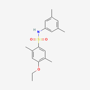 (3,5-Dimethylphenyl)[(4-ethoxy-2,5-dimethylphenyl)sulfonyl]amine