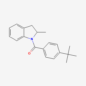 4-(Tert-butyl)phenyl 2-methylindolinyl ketone