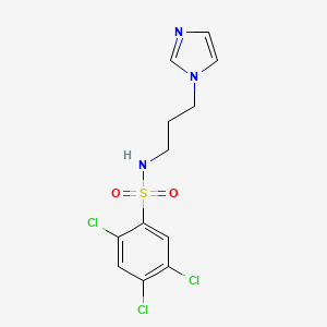 (3-Imidazolylpropyl)[(2,4,5-trichlorophenyl)sulfonyl]amine