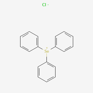 molecular formula C18H15ClSe B1220138 Triphenylselenonium chloride CAS No. 6158-73-2