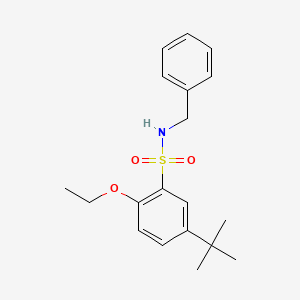 {[5-(Tert-butyl)-2-ethoxyphenyl]sulfonyl}benzylamine